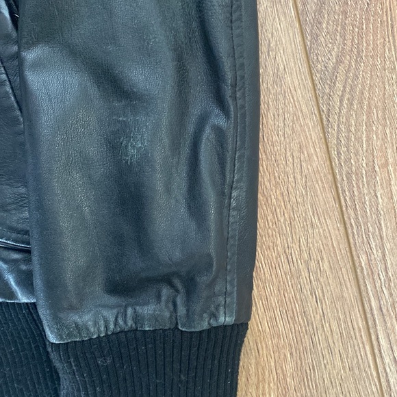 Soia & kyo black leather jacket. Size medium. - Picture 3 of 8